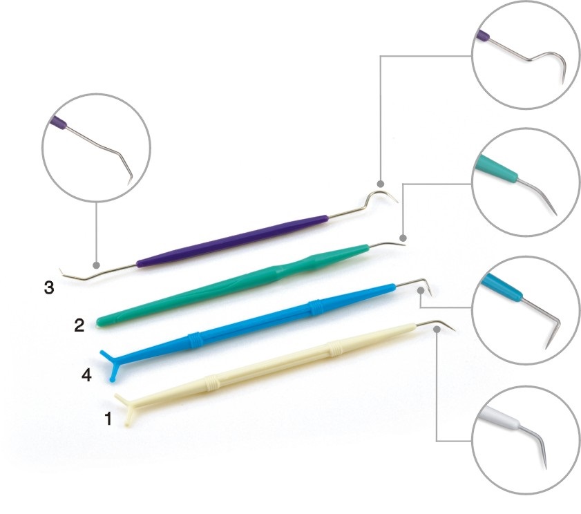 Disposable Dental Probe with plastic handle