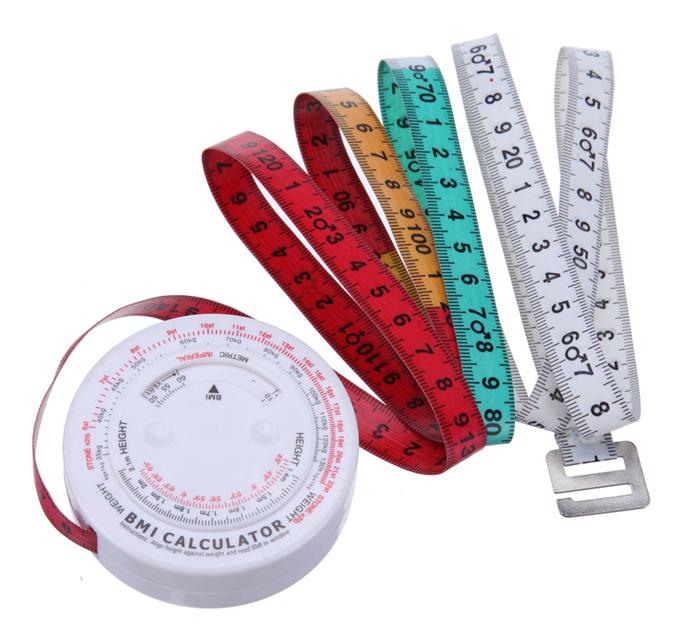 Color coded BMI Measuring tape