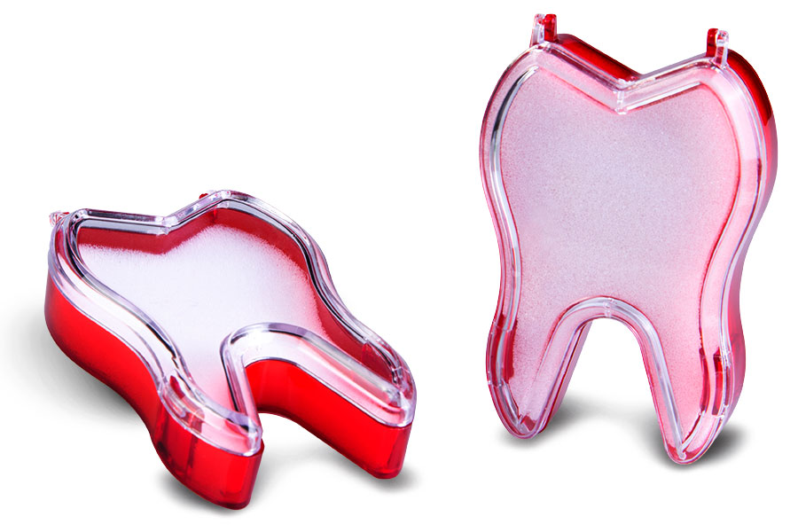 Teeth shaped dental box
