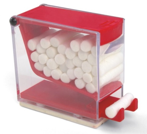 dental cotton roll holder