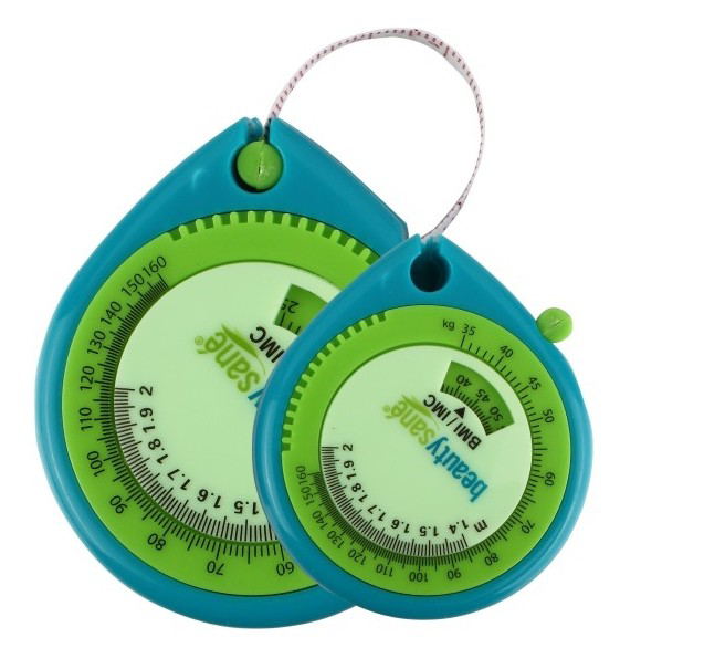 Water Drop shaped BMI tape measure