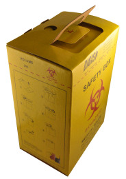 Syringe Needle Cardboard Safety box