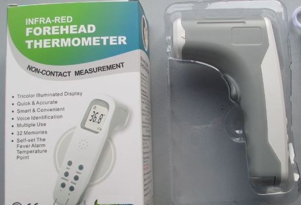 Forehead non contact infrared thermometer