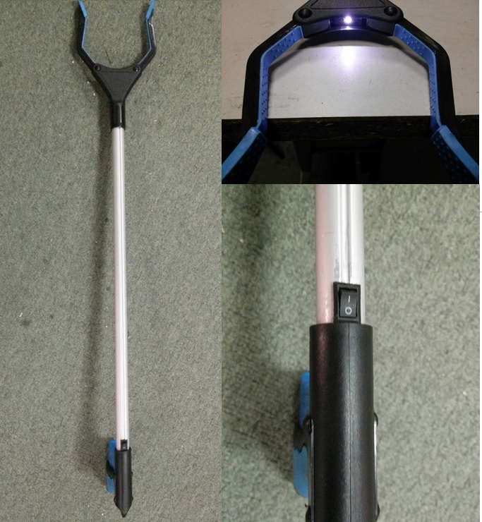 Long Arm Pick Up Grabber Reacher with LED light