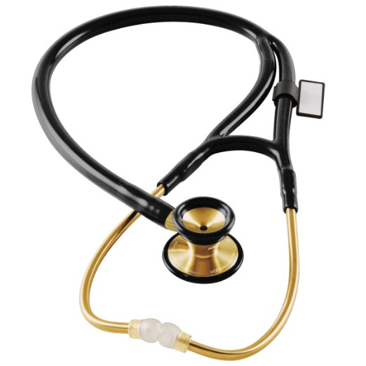 Dual Head Gold Cardiology Stethoscope