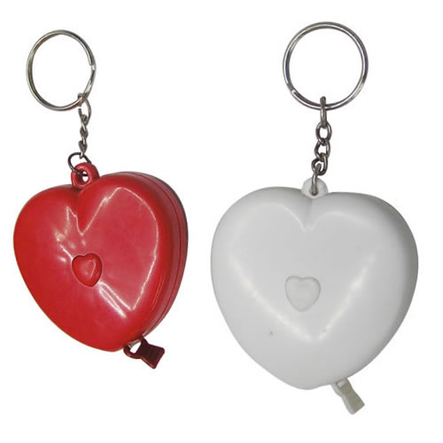 Heart Tape Measure Sewing Tailor Ruler with keychain
