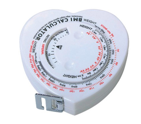 Heart Shaped BMI Tape Measure Calculator