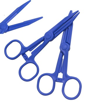 medical Dental Disposable Forceps Hemostats Dentistry Plastic Scissors