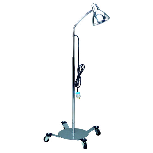 stainless steel reflector exam light with mobile base,shade
