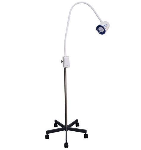 Mobile floor stand gooseneck medical LED exam lamp