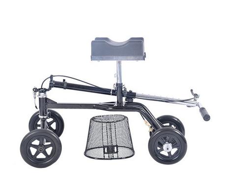 4-wheeled Foldable Steerable Knee Rollator