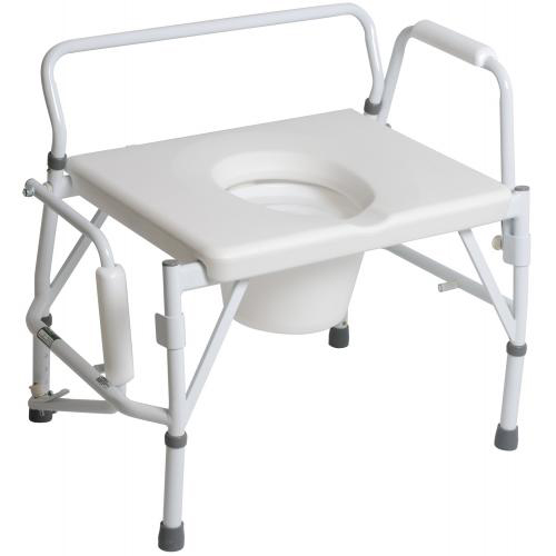 Extra wide bariatric Commode Chair
