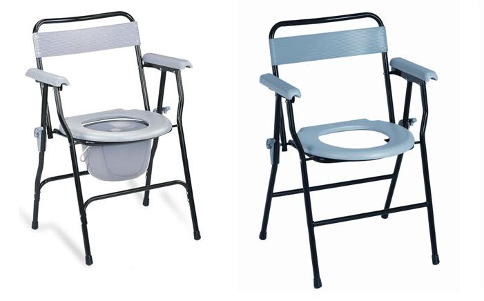 Steel Folding Commode chair