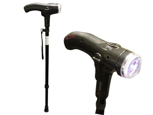 Trekking Walking Hiking Stick With LED Light