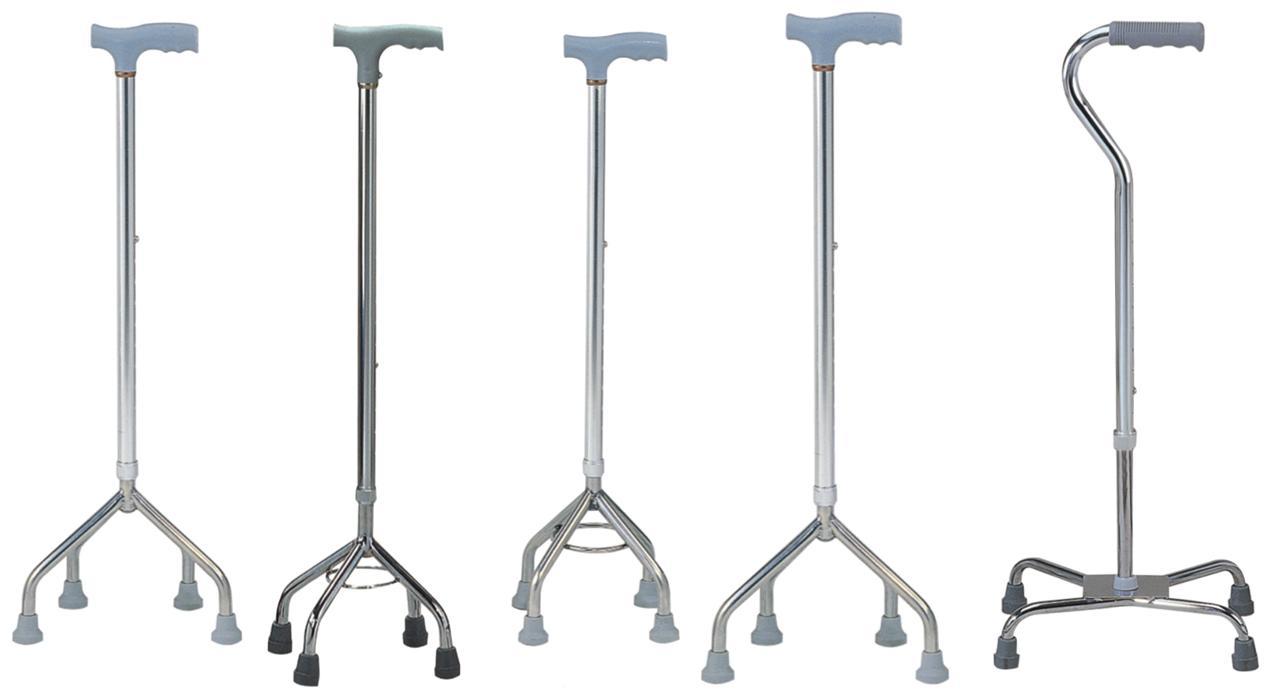 Aluminum Heavy duty base Quad Walking Stick