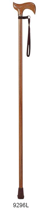 Solid wooden walking stick