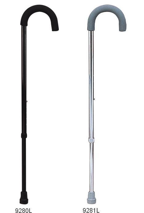 Crook handle elderly walking cane