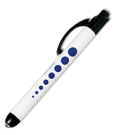 Pocket Eye Pupil Gauge Penlight