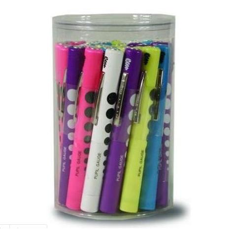 Emergency Disposable Penlight with pupil gauge