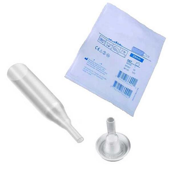 Silicone male condom catheter