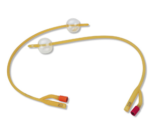 Two Way Silicone Coated Latex Foley Catheter