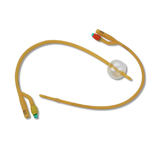 2 way Rubber foley balloon catheter