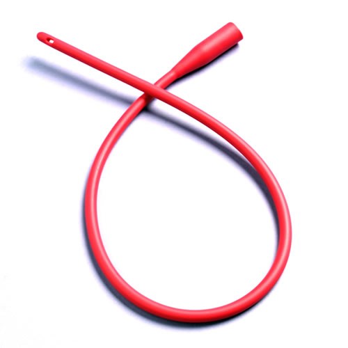 Red Rubber Latex Urethral Intermittent Catheter