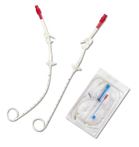 Nephrostomy ureteral pigtail catheter