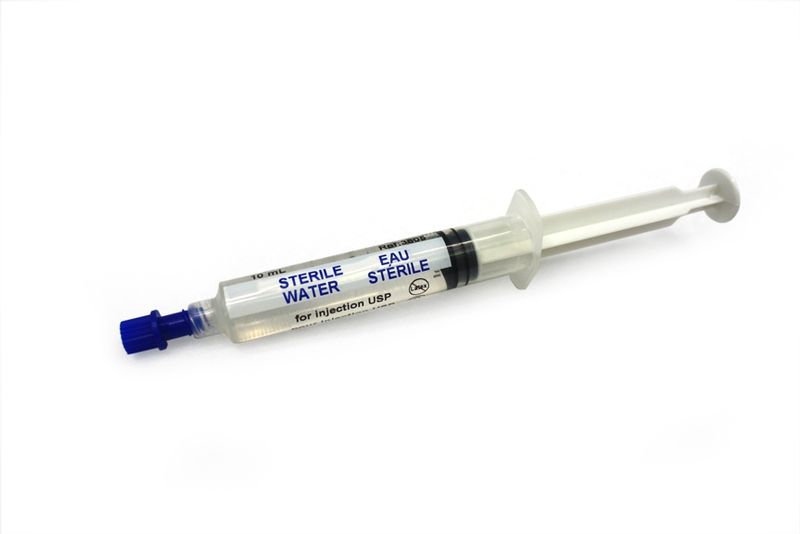 Sterile Water prefilled syringes