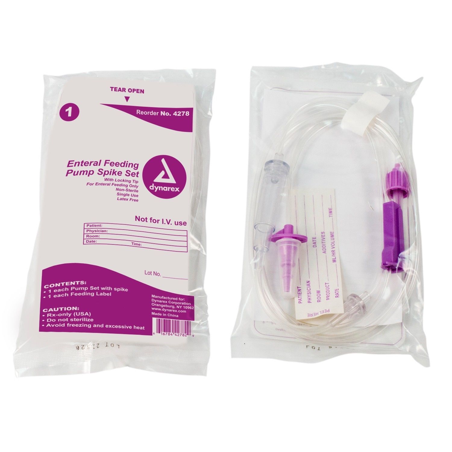 Enteral Delivery Pump Spike Set