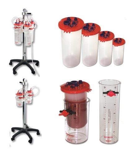 Standing waste fluid suction unit Jar system