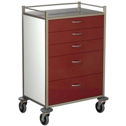 Stainless steel Emergency Equipment Trolley