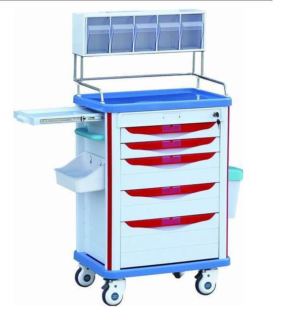 Hospital anesthesia trolley