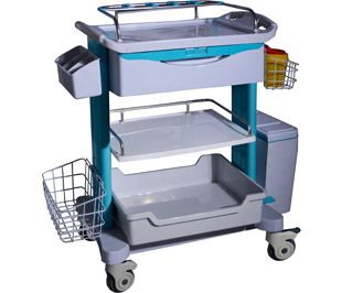 Multi-function dressing transfer cart with drawer