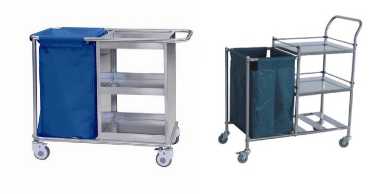 Stainless steel Clean Linen trolley