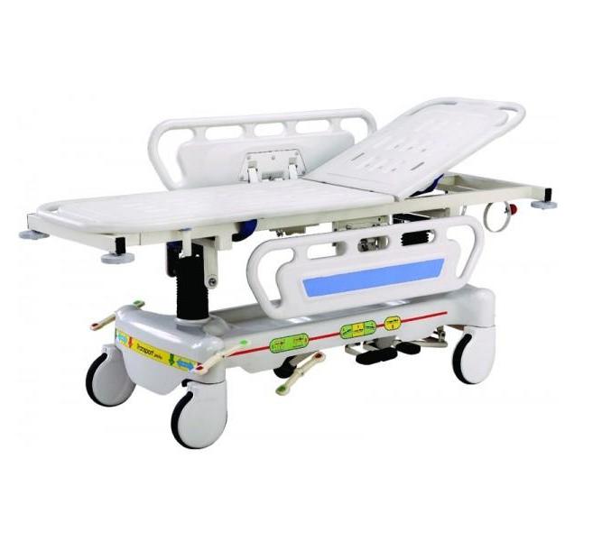 Height Adjutable Hydraulic patient trolley