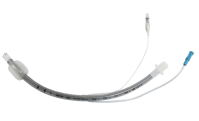 Reinforced Endotracheal Tube with Suction Lumen