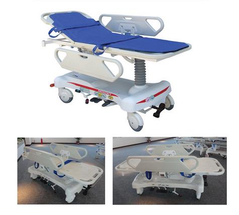 Transport hydraulic stretcher