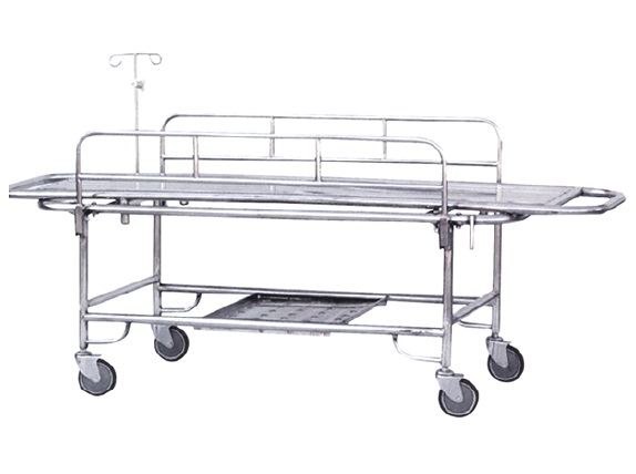 Stretcher on trolley