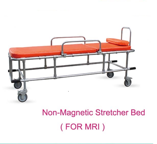 Non magnetic Rescue stretcher trolley bed