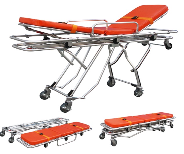 3D2 Multifuctional Automatic Loading Fold stretcher for ambulance car