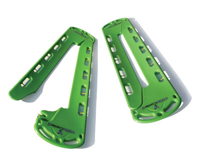 Seperated Plastic backboard scoop stretcher