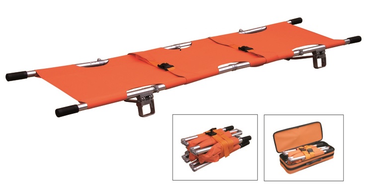 Aluminum Alloy Rescue 4 Folding Stretcher