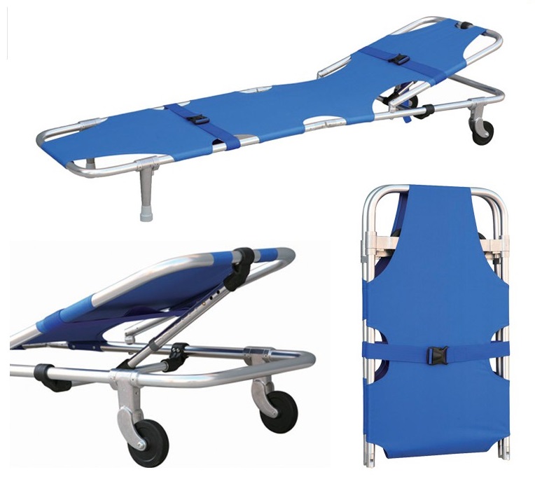 Backrest Swivel Wheeled Stretcher