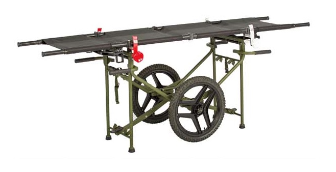 transfer Army Military stretcher cot trolley