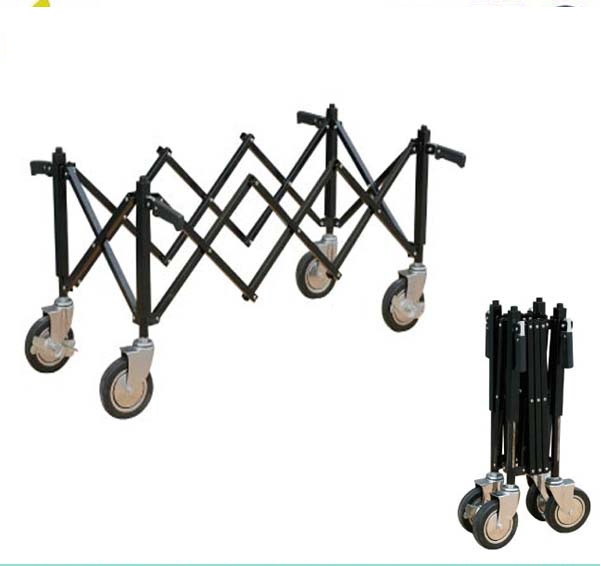 Extensionable Funeral Casket Rack trolley for coffins