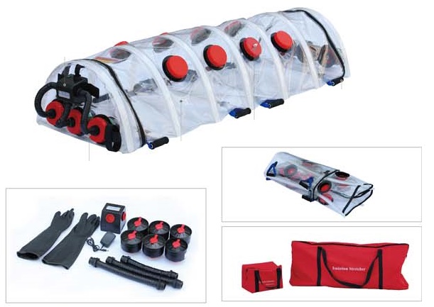 Emergency transport Isolation Stretcher for infected patients