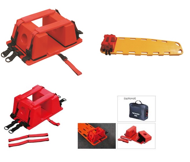 Emergency X-ray, Ct and Nmr Translucent Foam Head Immobilizer