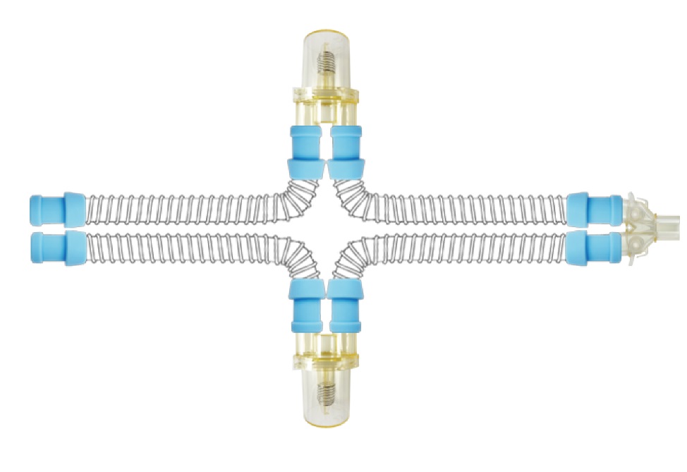 Autoclavble Silicone Ventilation breathing Circuit