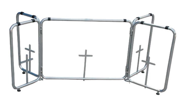 Aluminum alloy funeral coffin rack